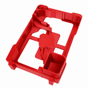Red colour variant — Milwaukee Packout Insert — M18 FUEL Gen 4 Hammer Drill & Impact Driver (2904-20 + 2953-20, Fits 48-22-8435)
