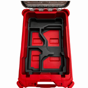 Black colour variant — Milwaukee Packout Insert – Gen 3 M18 FUEL Impact Driver + 2-Battery Holder