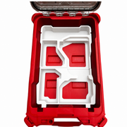 White colour variant — Milwaukee Packout Insert – Gen 3 M18 FUEL Impact Driver + 2-Battery Holder