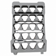 Gray colour variant — Milwaukee M12 Battery Packout Insert – 20-Slot Power Hub Fits 48-22-8435