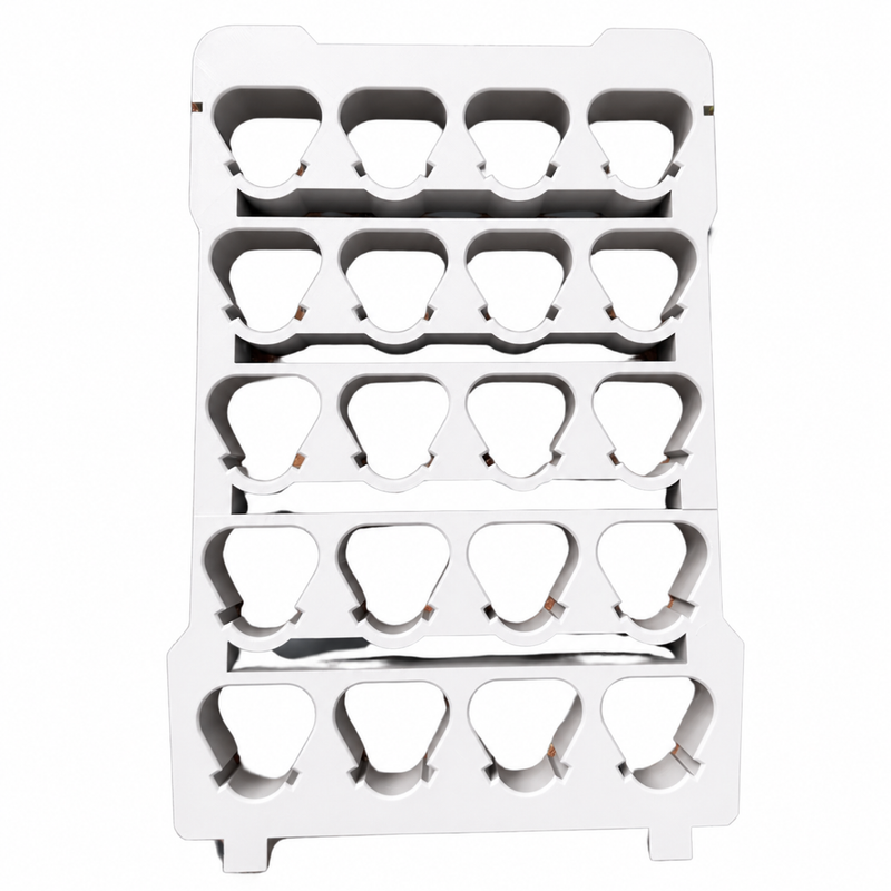 White colour variant — Milwaukee M12 Battery Packout Insert – 20-Slot Power Hub Fits 48-22-8435