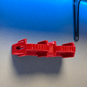 4 slot Red colour variant — Battery Wall Holder for Makita 18V – 4 or 6 Slot Storage Rack