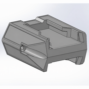 Gray colour variant — Milwaukee 18V Dual Battery Holder  – Wall Mounted Battery Storage