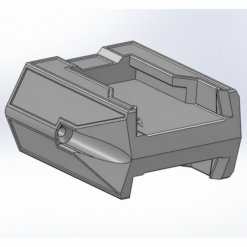Gray colour variant — Milwaukee 18V Dual Battery Holder  – Wall Mounted Battery Storage