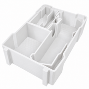 White colour variant — Milwaukee M12 FUEL Multitool Packout Insert – Fits 48-22-8435 Compact Organiser