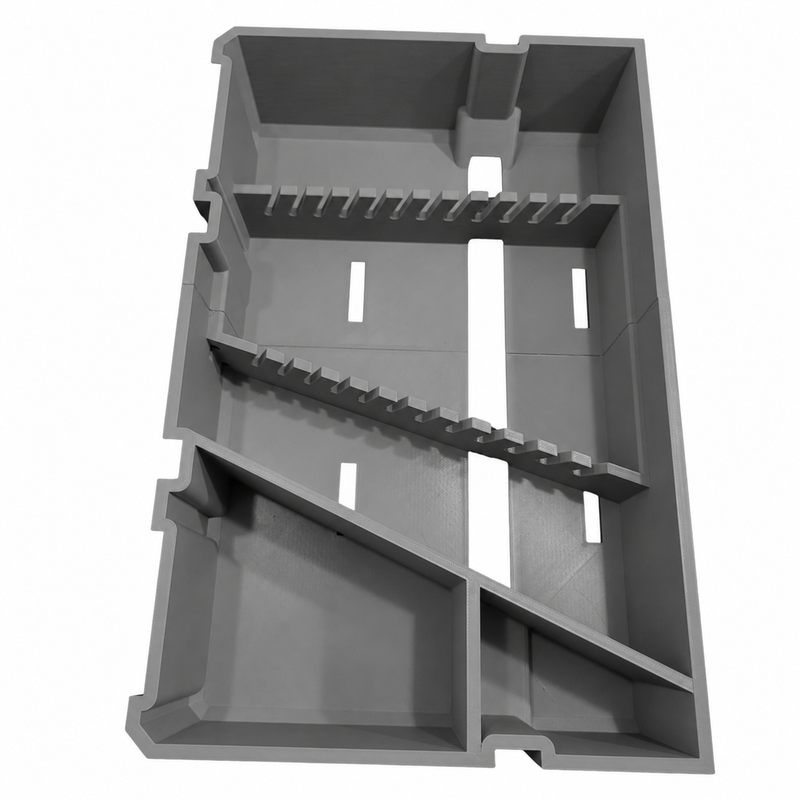 Left Gray colour variant — Milwaukee Packout Drawer Spanner/Wrench Organiser – Left or Right Side Fitment