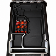 Black colour variant — Milwaukee Packout Inlay – M18 FPD3 Drill Holder Fits Compact Packout Organiser