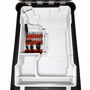 White colour variant — Milwaukee Packout Inlay – M18 FPD3 Drill Holder Fits Compact Packout Organiser