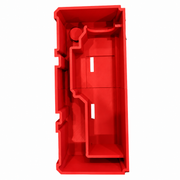 Red colour variant — Milwaukee Packout Drawer Insert for M12 Planer – Left-Side 2-Drawer System