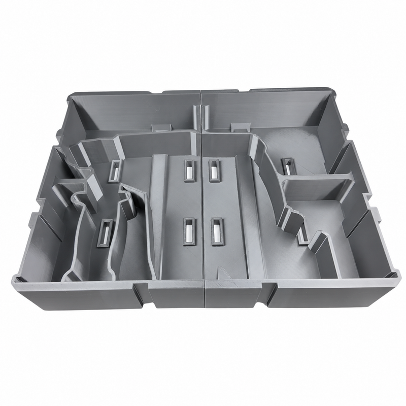 Gray colour variant — Milwaukee PACKOUT M18 Hammer & Battery Insert – Fits 48228442 2-Drawer Toolbox