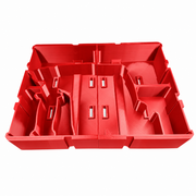 Red colour variant — Milwaukee PACKOUT M18 Hammer & Battery Insert – Fits 48228442 2-Drawer Toolbox