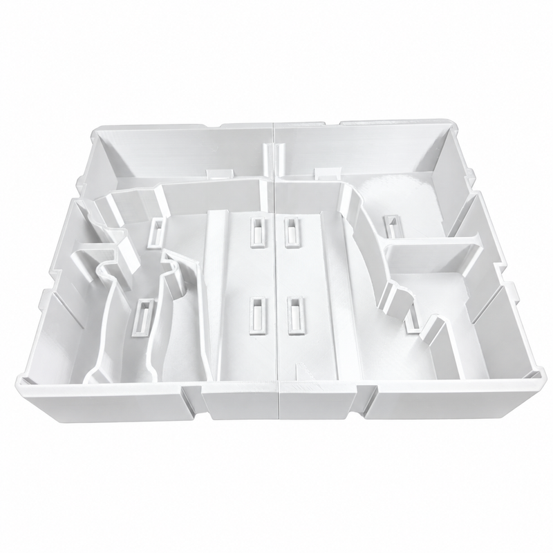 White colour variant — Milwaukee PACKOUT M18 Hammer & Battery Insert – Fits 48228442 2-Drawer Toolbox