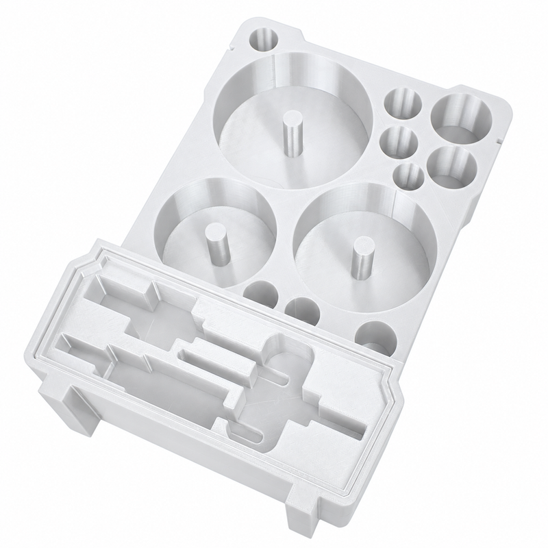 White colour variant — Milwaukee PACKOUT Organiser Insert for Starrett-Style Holesaws – Custom Sparky Storage