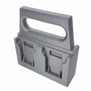 4 slot Gray colour variant — Battery Caddy for Makita 12V Batteries – 4 or 6 Slot Carry Holder
