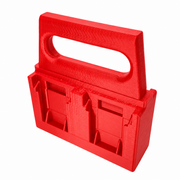 4 slot Red colour variant — Battery Caddy for Makita 12V Batteries – 4 or 6 Slot Carry Holder