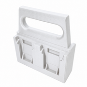 4 slot White colour variant — Battery Caddy for Makita 12V Batteries – 4 or 6 Slot Carry Holder