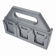 6 slot Gray colour variant — Battery Caddy for Makita 12V Batteries – 4 or 6 Slot Carry Holder