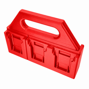 6 slot Red colour variant — Battery Caddy for Makita 12V Batteries – 4 or 6 Slot Carry Holder