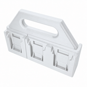 6 slot White colour variant — Battery Caddy for Makita 12V Batteries – 4 or 6 Slot Carry Holder
