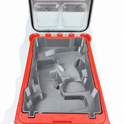 Gray colour variant — Makita 12V Drill & Impact Compact Packout Insert | Holds TD110D + DF333D | One-Piece PETG Construction