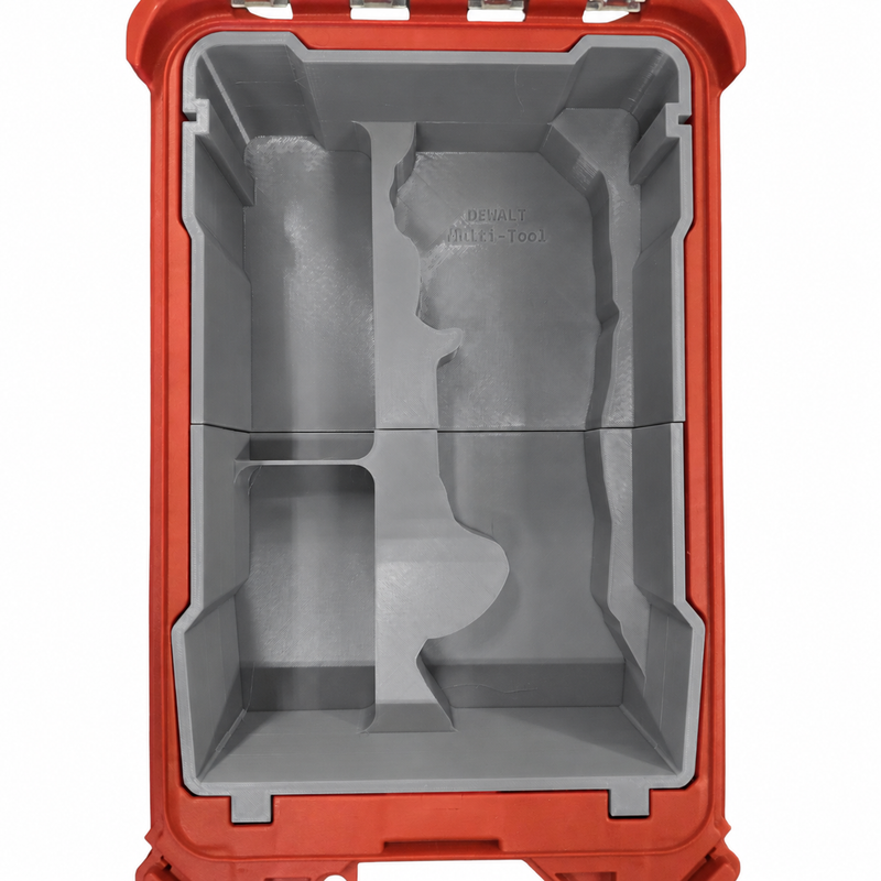 Gray colour variant — DEWALT Multi-Tool Insert for Milwaukee Packout Compact Organiser 48-22-8435