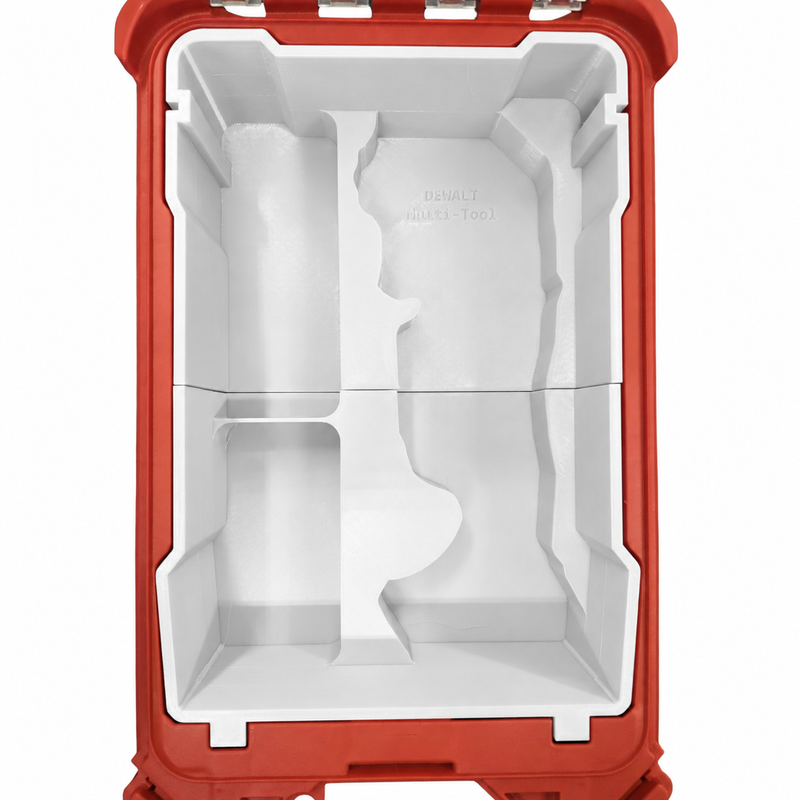 White colour variant — DEWALT Multi-Tool Insert for Milwaukee Packout Compact Organiser 48-22-8435