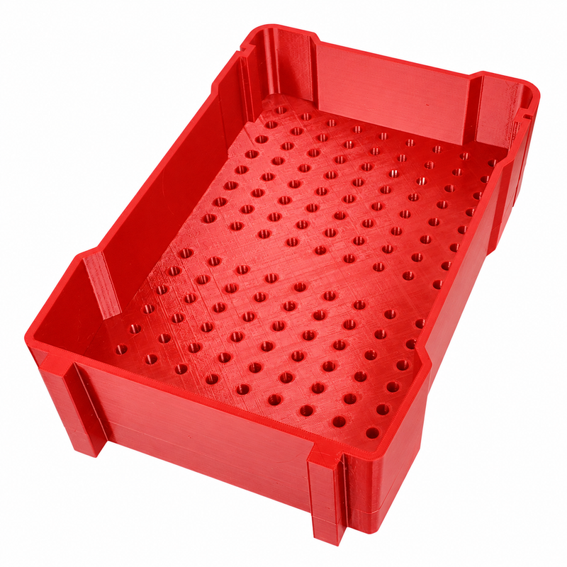 Red colour variant — PACKOUT Bit Storage Insert (48-22-8435) – Bits + 1/4” Socket Driver Organiser | PETG