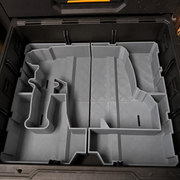 Gray colour variant — Milwaukee SDS Drill Insert for ToughBuilt Tool Case | Secure Rattle-Free Fit | PETG