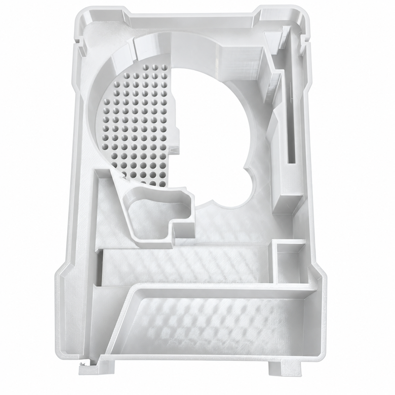White colour variant — Milwaukee Packout Insert — M18 Compact Router (Fits 2723-20 & 2823-20 / Packout 48-22-8435)