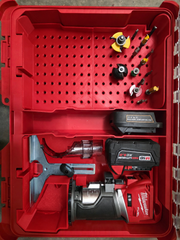 Both Red colour variant — M18 Router & Bits Insert – Standard 11-Compartment