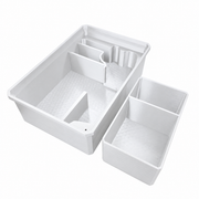 White colour variant — Milwaukee Packout Insert — M12 Fuel Nibbler 2476-20 (Fits 48-22-8435 & 48-22-8430)
