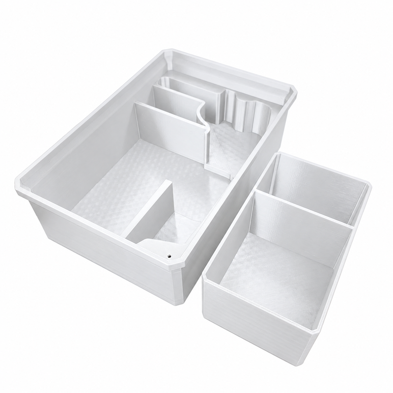 White colour variant — Milwaukee Packout Insert — M12 Fuel Nibbler 2476-20 (Fits 48-22-8435 & 48-22-8430)