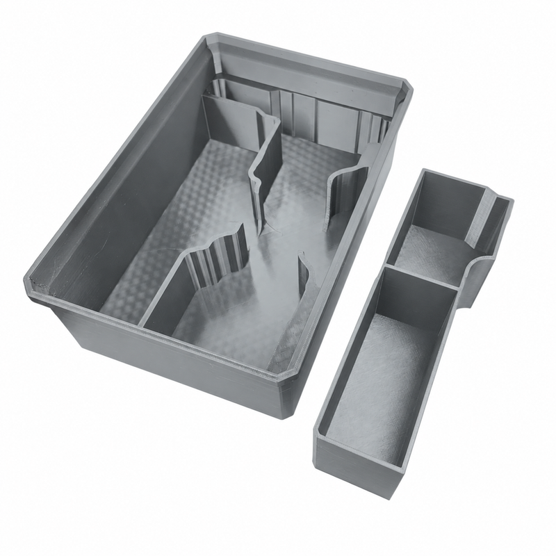 Gray colour variant — Milwaukee Packout Insert — M12 Riveter 2550-20 (Fits 48-22-8435 & 48-22-8430)