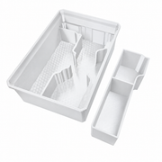 White colour variant — Milwaukee Packout Insert — M12 Riveter 2550-20 (Fits 48-22-8435 & 48-22-8430)