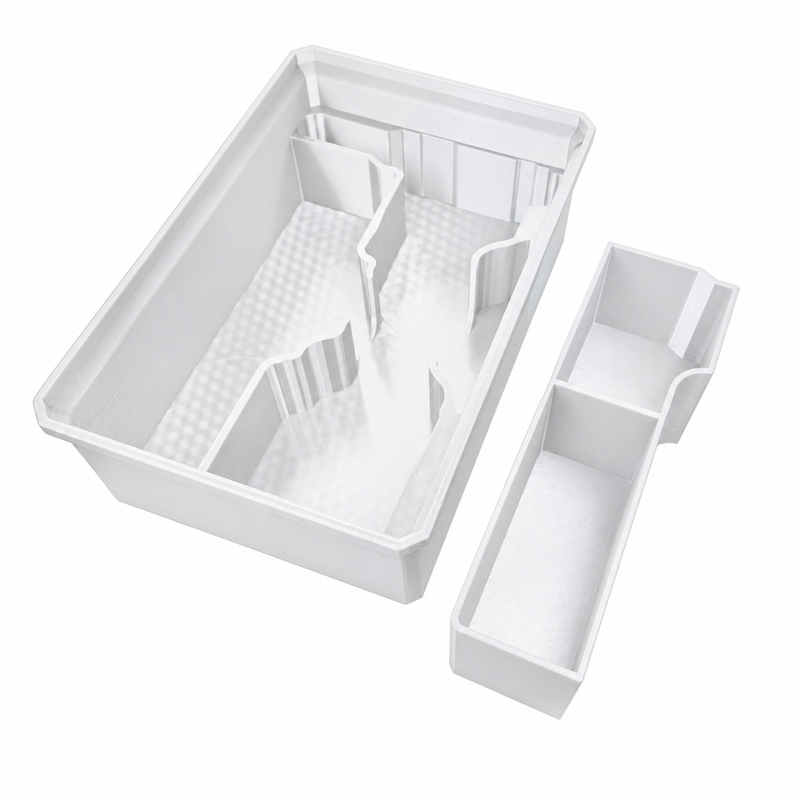 White colour variant — Milwaukee Packout Insert — M12 Riveter 2550-20 (Fits 48-22-8435 & 48-22-8430)