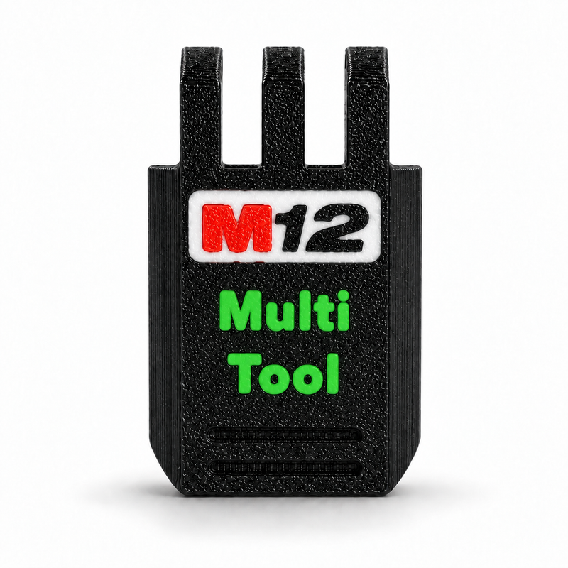 M12 Green colour variant — Custom Replacement Latch for Milwaukee Packout Compact Organiser — Functional Snap-In Latch with Custom Branding