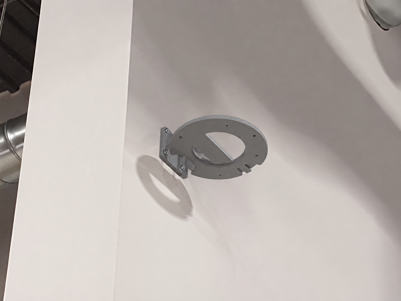 Gray colour variant — Ubiquiti UAP-AC-Pro Horizontal Wall Mount | 3D Printed Wi-Fi Access Point Bracket