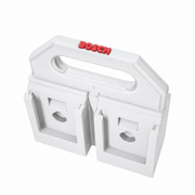 4 slot White colour variant — Bosch 18V Battery Carry Caddy — 4-Slot or 6-Slot (PETG, Australian Made)