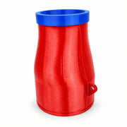 Red Circular nozzle body with blue outlet bumper for Makita DUB184Z