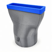 Gray Wide nozzle body with blue outlet bumper for Makita DUB184Z
