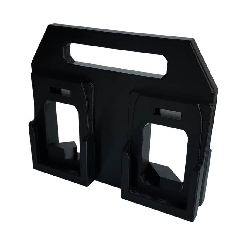 AEG 18V battery caddy, 4-slot version, freestanding design