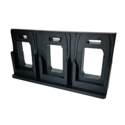 AEG 18V battery wall mount rack in single-piece PETG