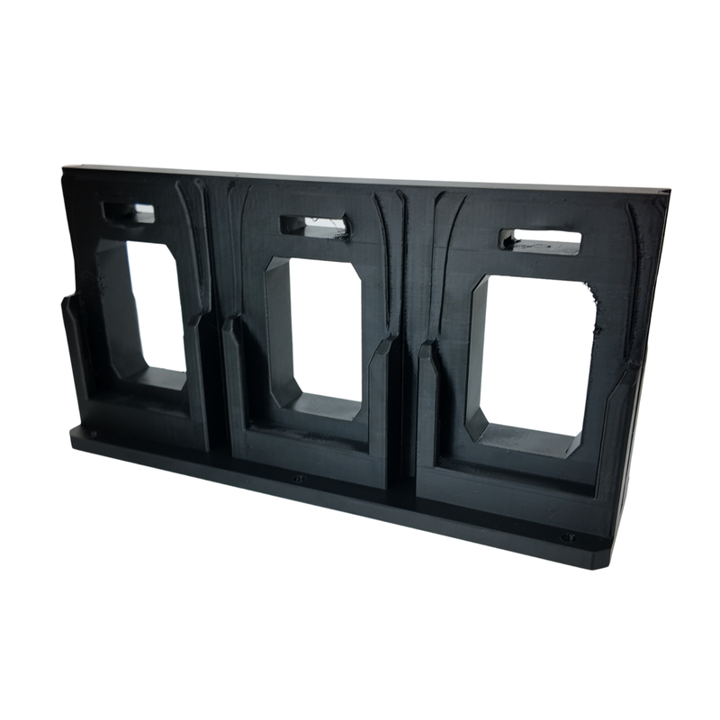 AEG 18V battery wall mount rack in single-piece PETG
