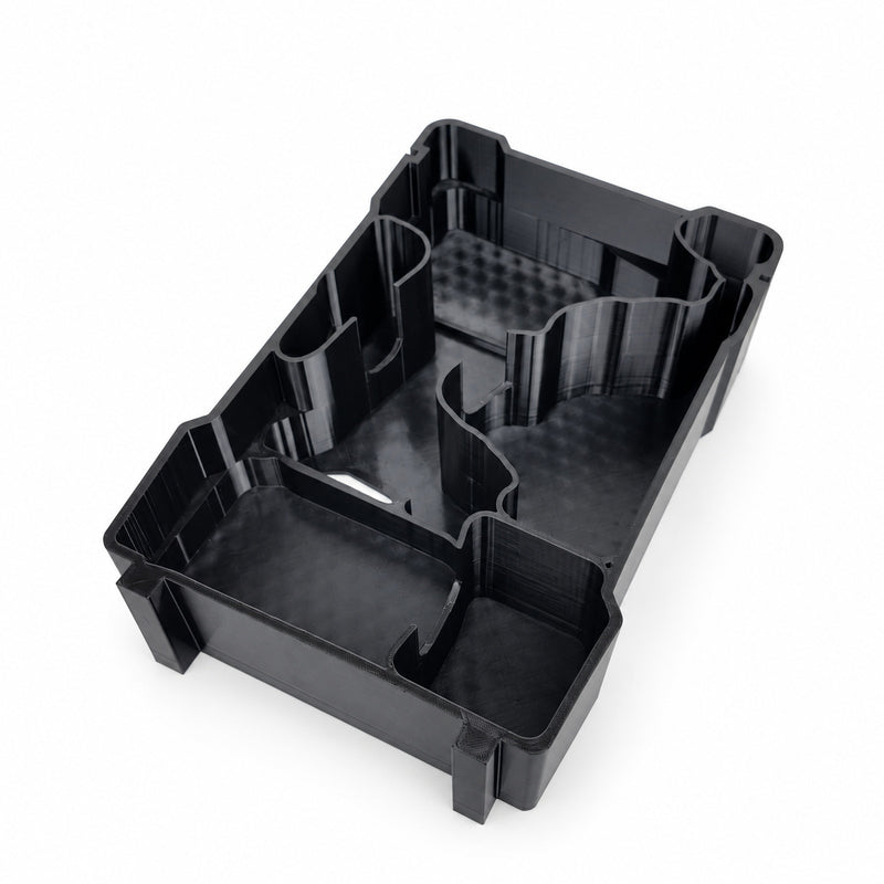 AEG A18IDB30 impact driver and battery insert for Milwaukee PACKOUT Compact Organiser, empty insert showing fitted compartments, view 0340