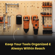 AEG RIDGID 18V tool and battery wall mount holders, Australian made 3D printed tool storage – photo 2