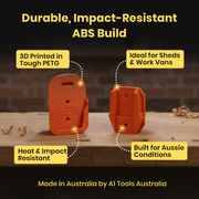 AEG RIDGID 18V tool and battery wall mount holders, Australian made 3D printed tool storage – photo 4