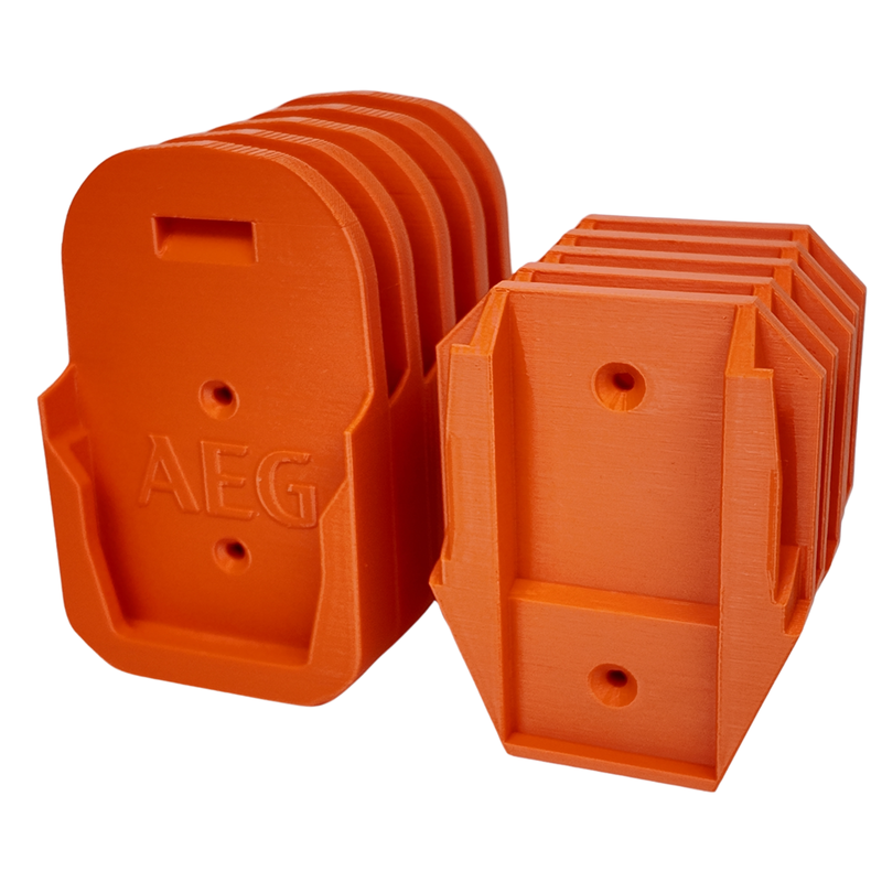RIDGID 18V tool holder wall mount, Australian made 3D printed storage bracket