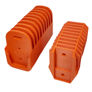 AEG and RIDGID 18V tool and battery holder set, 3D printed in Australia in PETG