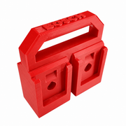 Bosch 18V Battery Caddy – 4-Slot Holder – Red colour