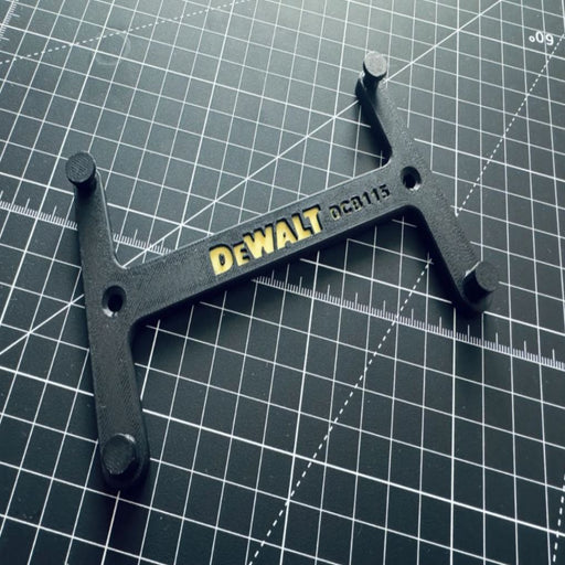 DeWalt DCB115 battery charger wall mount holder, Australian made 3D printed